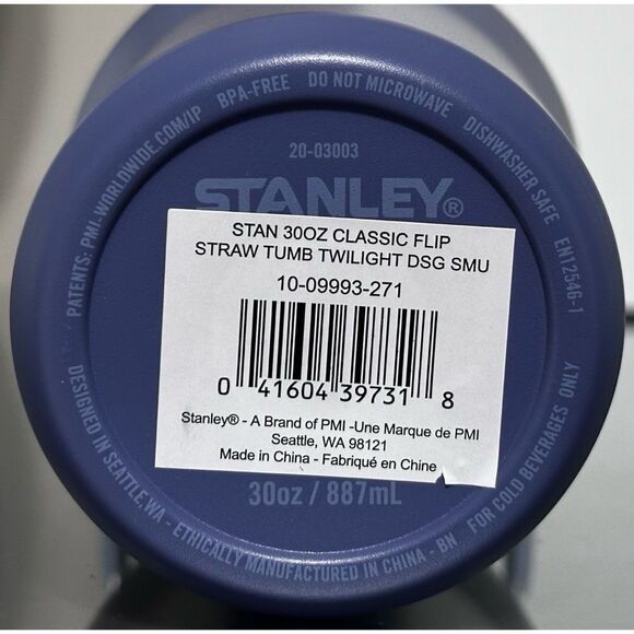 Stanley Ice Flow Flip Straw Tumbler 30oz, TWILIGHT - Picture 4 of 4